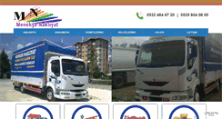Desktop Screenshot of meneksenakliyat.com